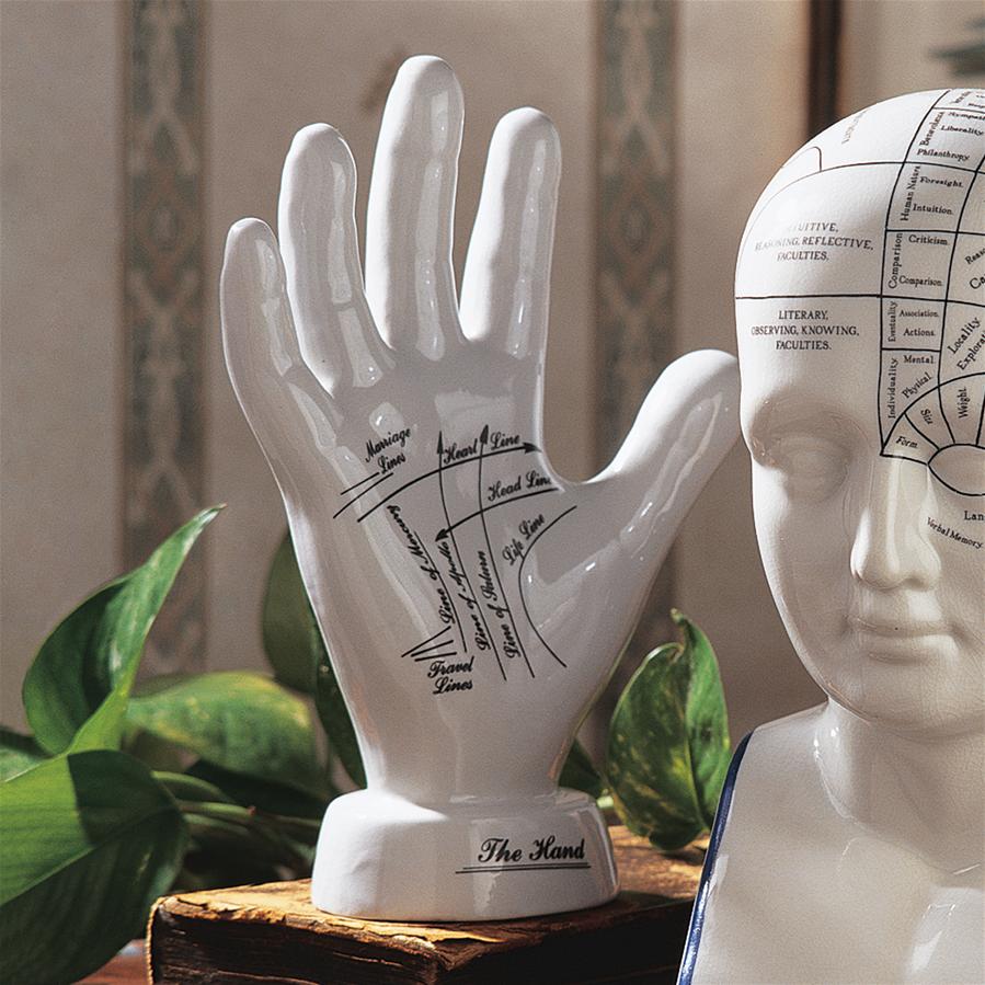 Porcelain Palmistry Hand