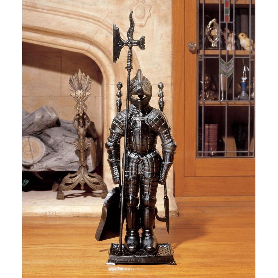 The Black Knight Fireplace Tool Ensemble