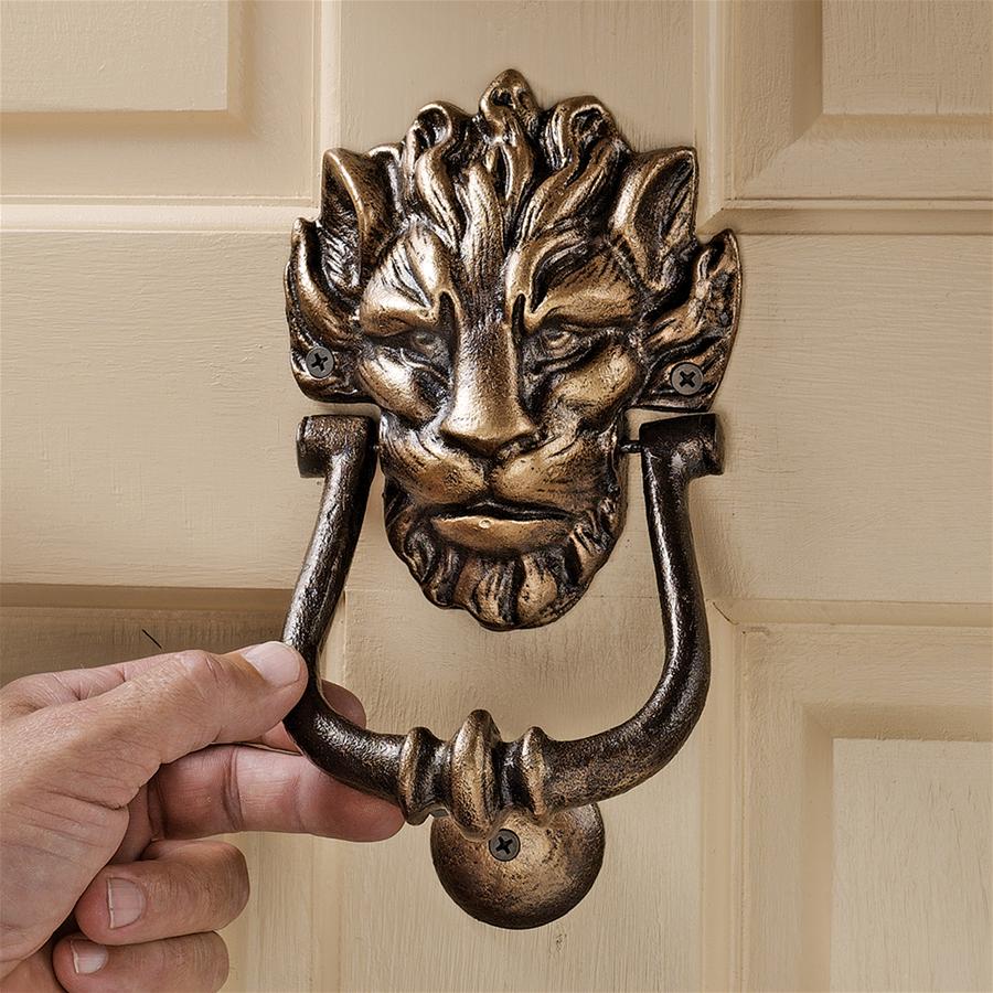 10 Downing Street Lion Authentic Foundry Iron Door Knocker