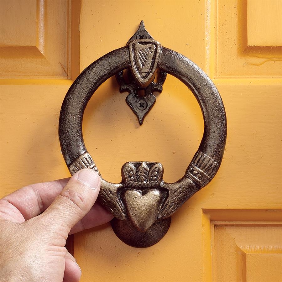 Claddagh Authentic Foundry Iron Door Knocker