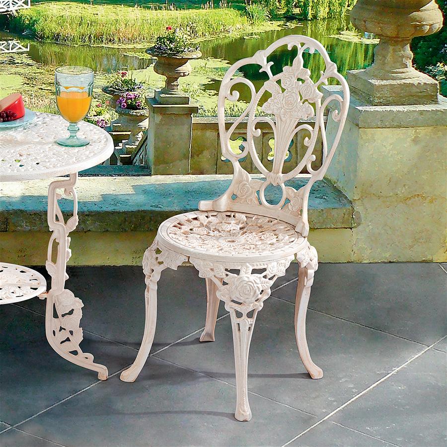 Villa Ravello Rose Garden Cast Iron Bistro Chair: Each