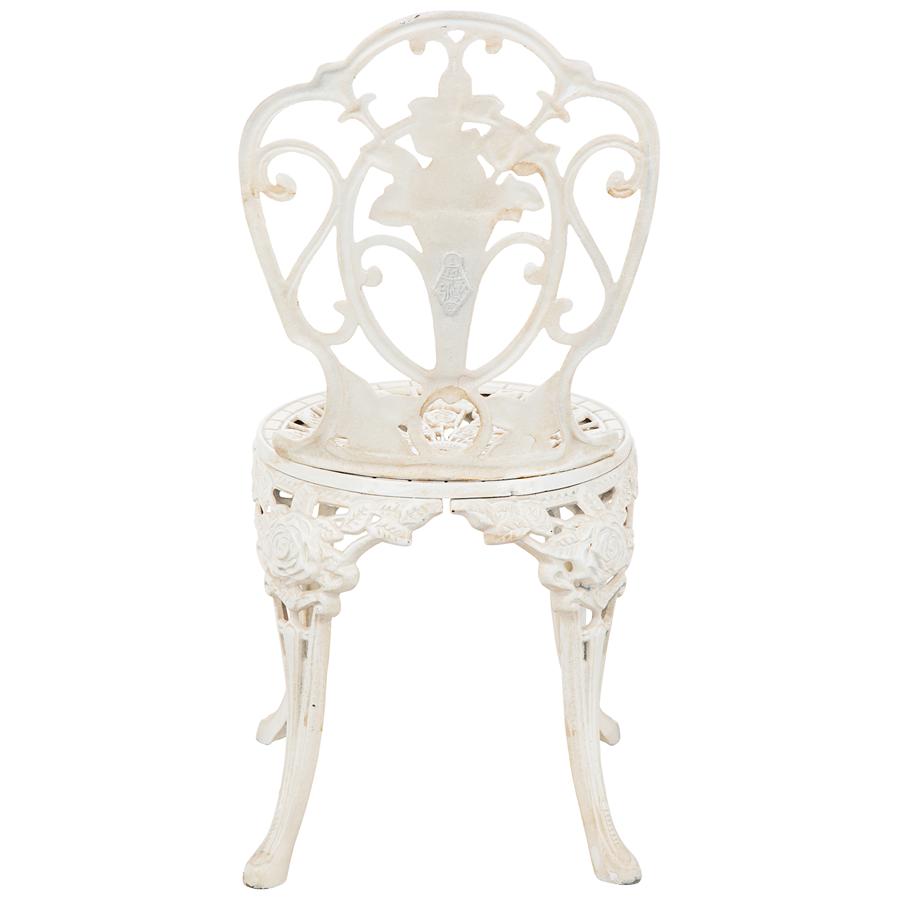 Villa Ravello Rose Garden Cast Iron Bistro Chair: Each