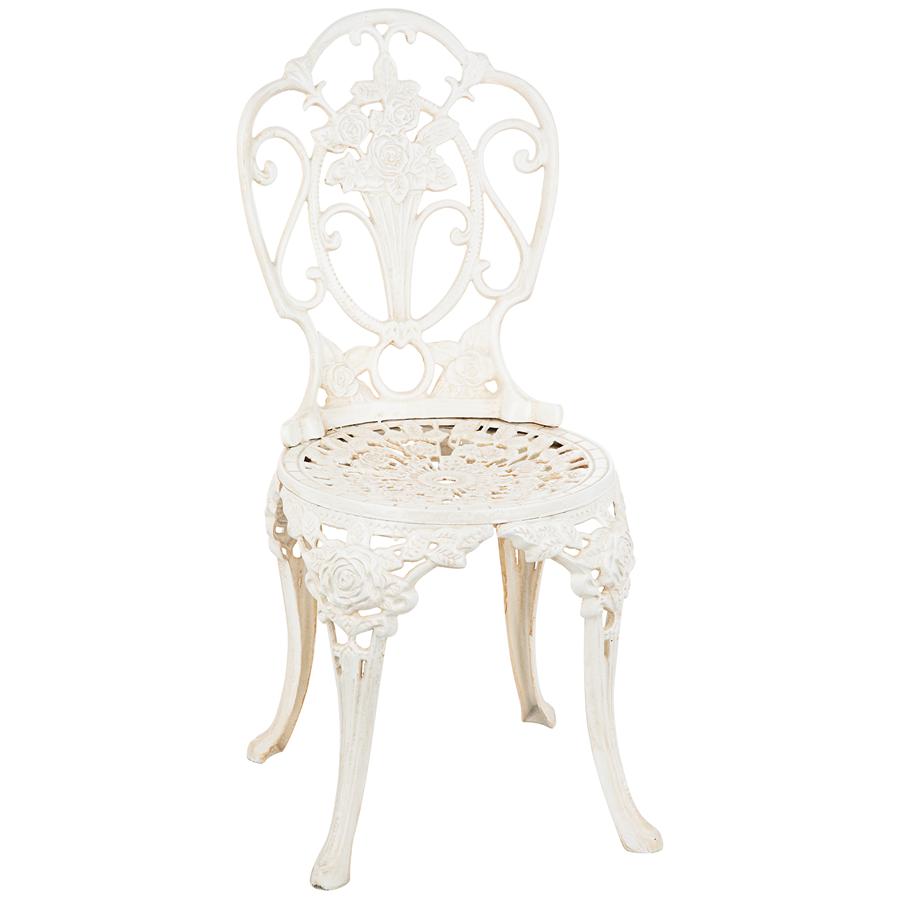 Villa Ravello Rose Garden Cast Iron Bistro Chair: Each