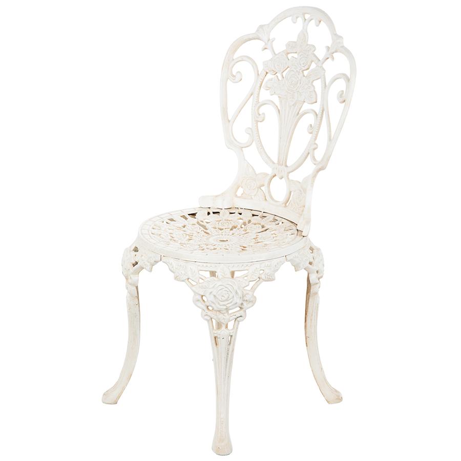 Villa Ravello Rose Garden Cast Iron Bistro Chair: Each