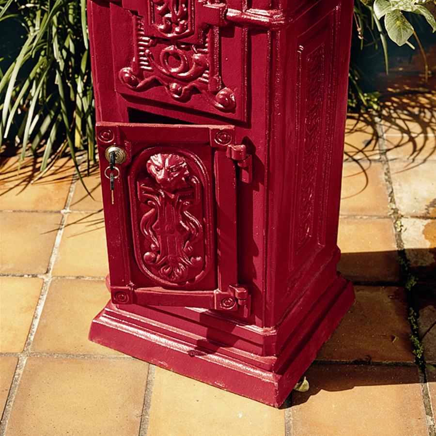 British-Style Foundry Cast Iron Post Box