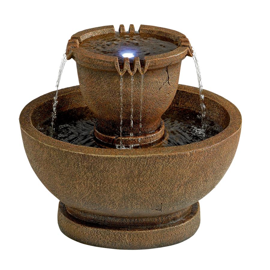 Richardson Oval Urns Cascading Garden Fountain: Large