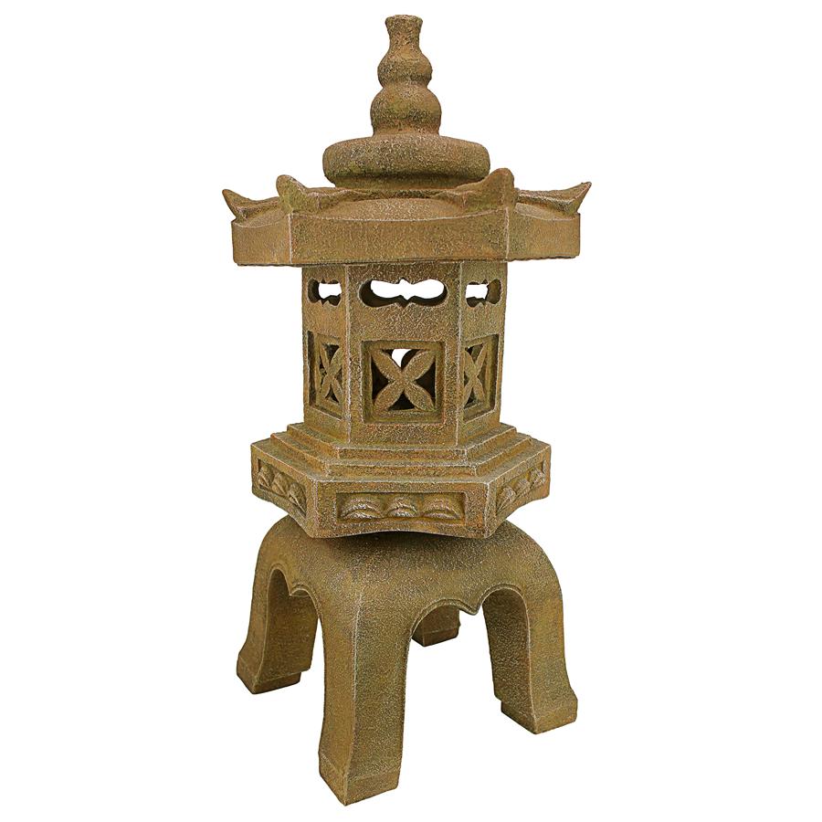 Sacred Pagoda Lantern Illuminated Statue: Each