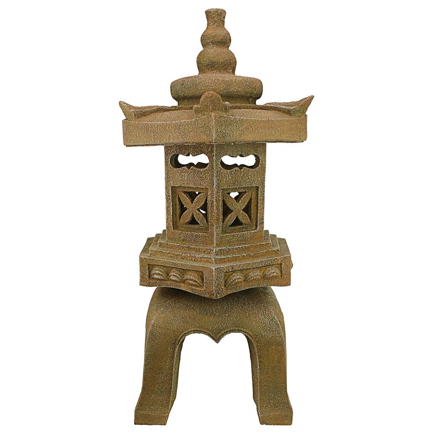 Sacred Pagoda Lantern Illuminated Statue: Each