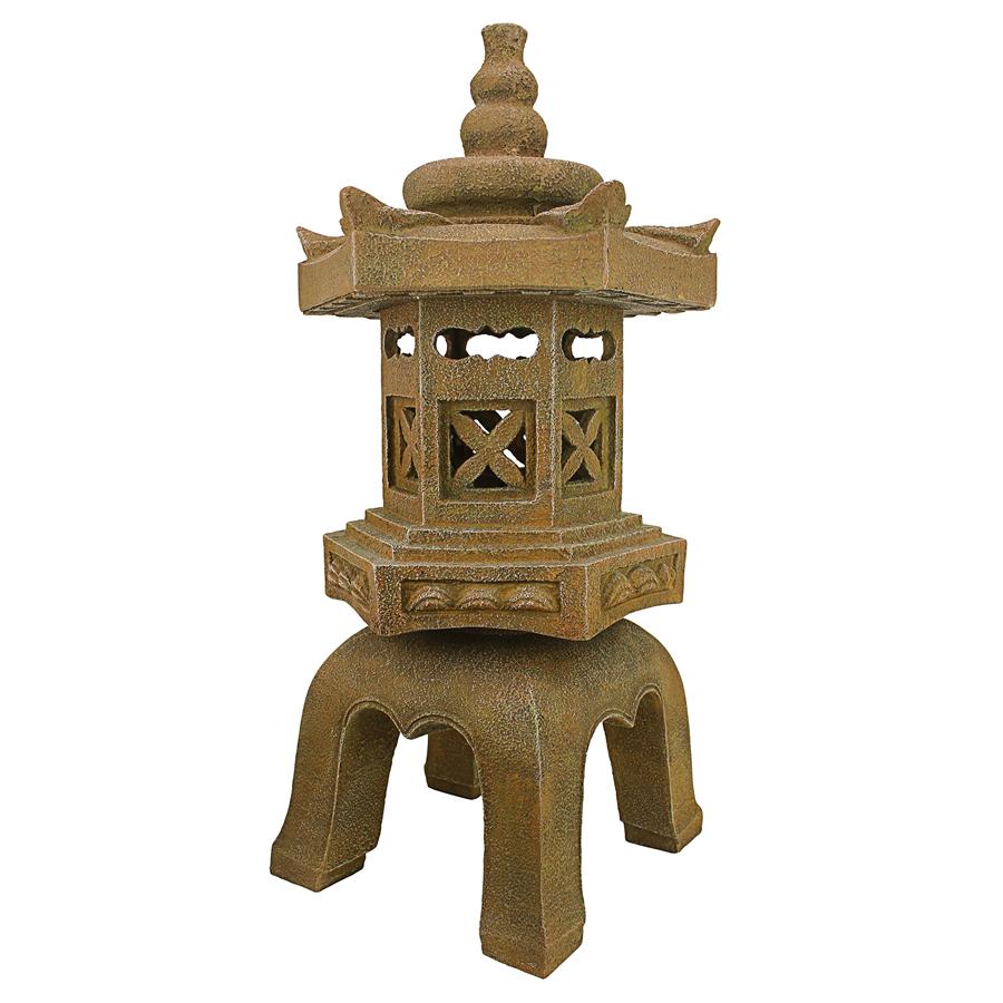 Sacred Pagoda Lantern Illuminated Statue: Each