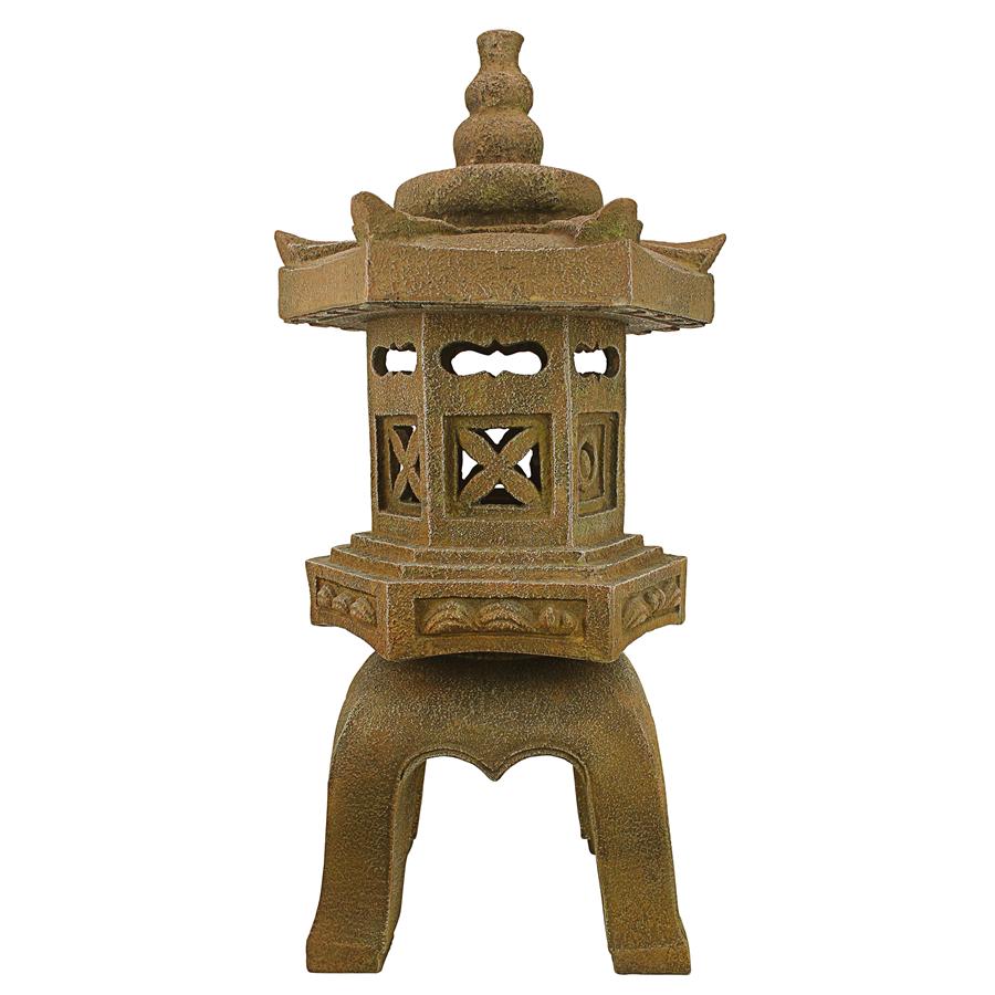 Sacred Pagoda Lantern Illuminated Statue: Each