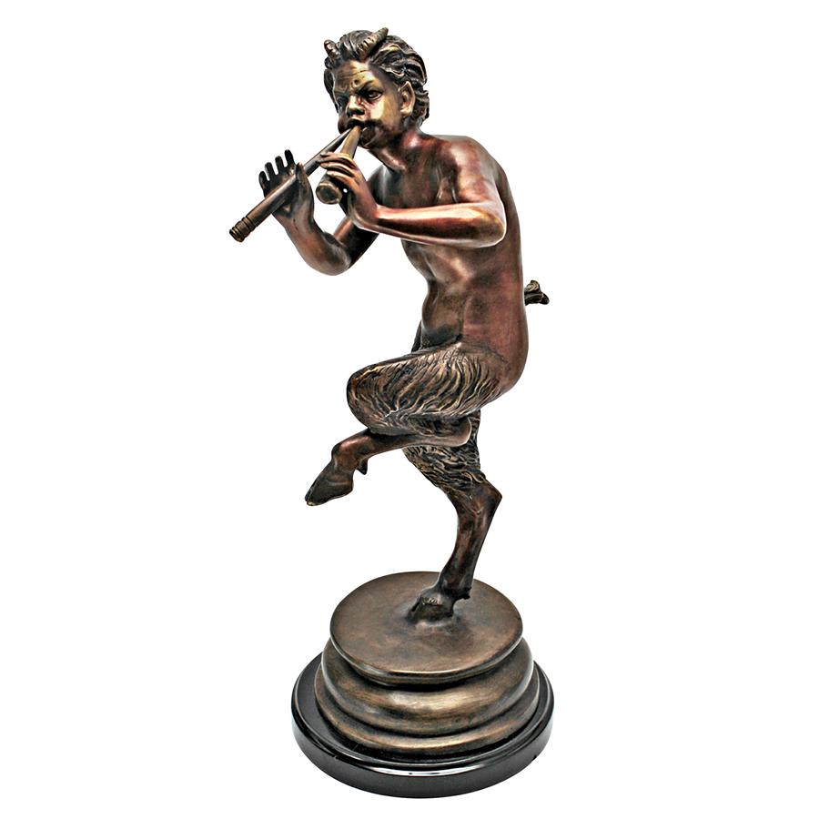 Pan, Greek God of the Forest Bronze Statue: Medium