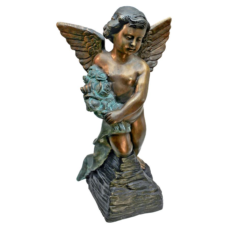 Memorial Angel Cast Bronze Garden Statue