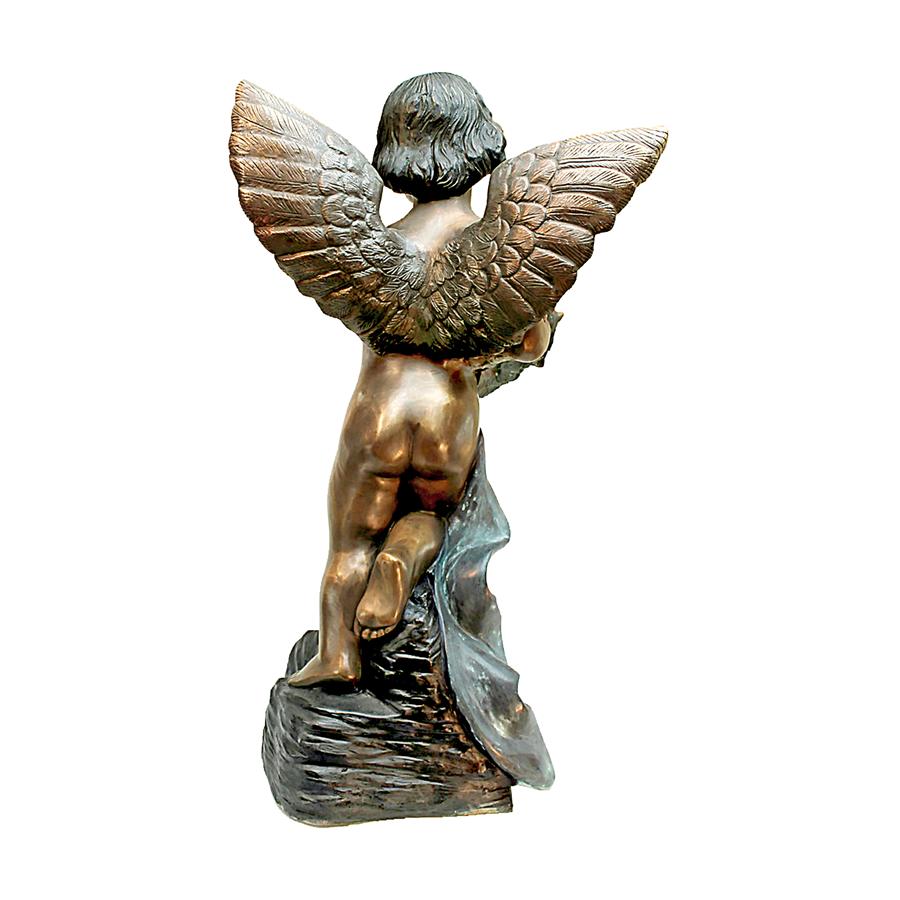 Memorial Angel Cast Bronze Garden Statue