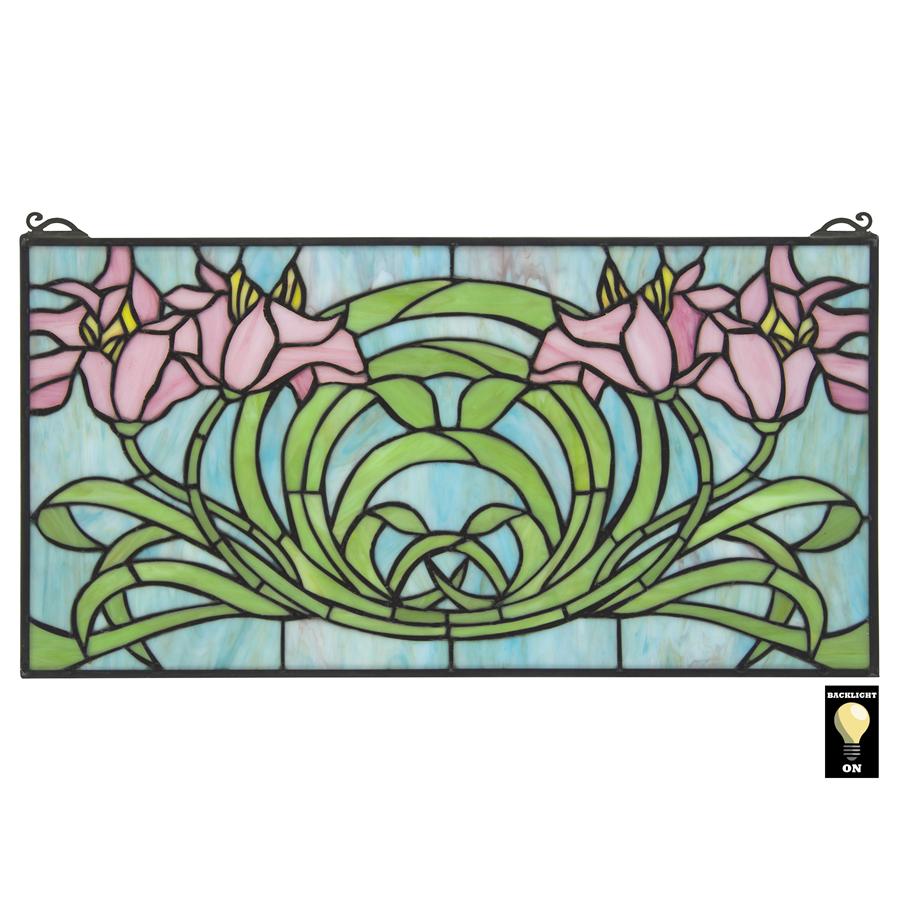 Beaucoup de Fleurs Tiffany-Style Stained Glass Window