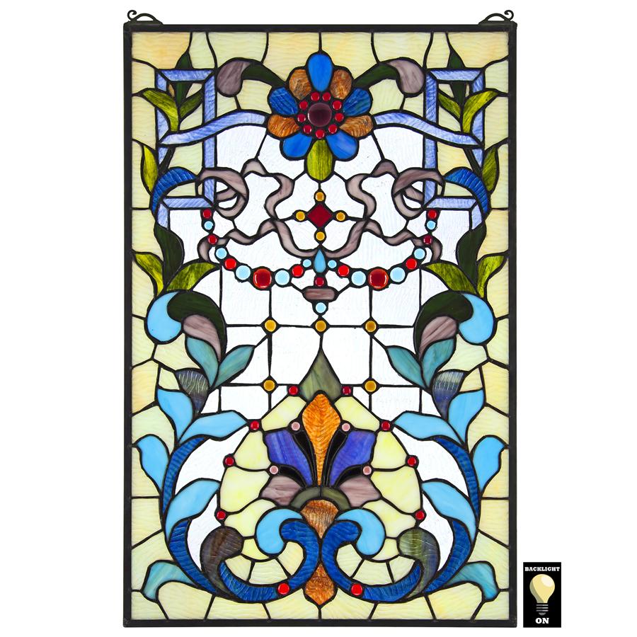 Bonifacio Tiffany-Style Stained Glass Window