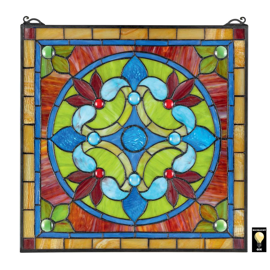 Casino Palais Tiffany-Style Stained Glass Window