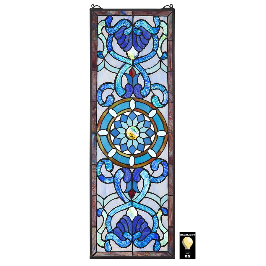 Roquebrun Tiffany-Style Stained Glass Window