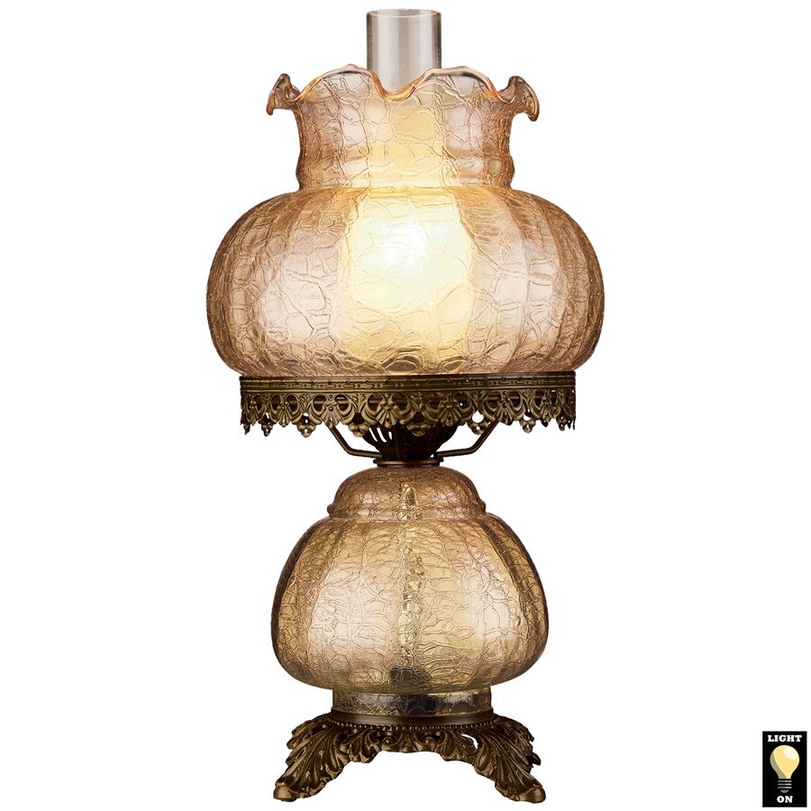 Rose Court Victorian-Style Hurricane Table Lamp