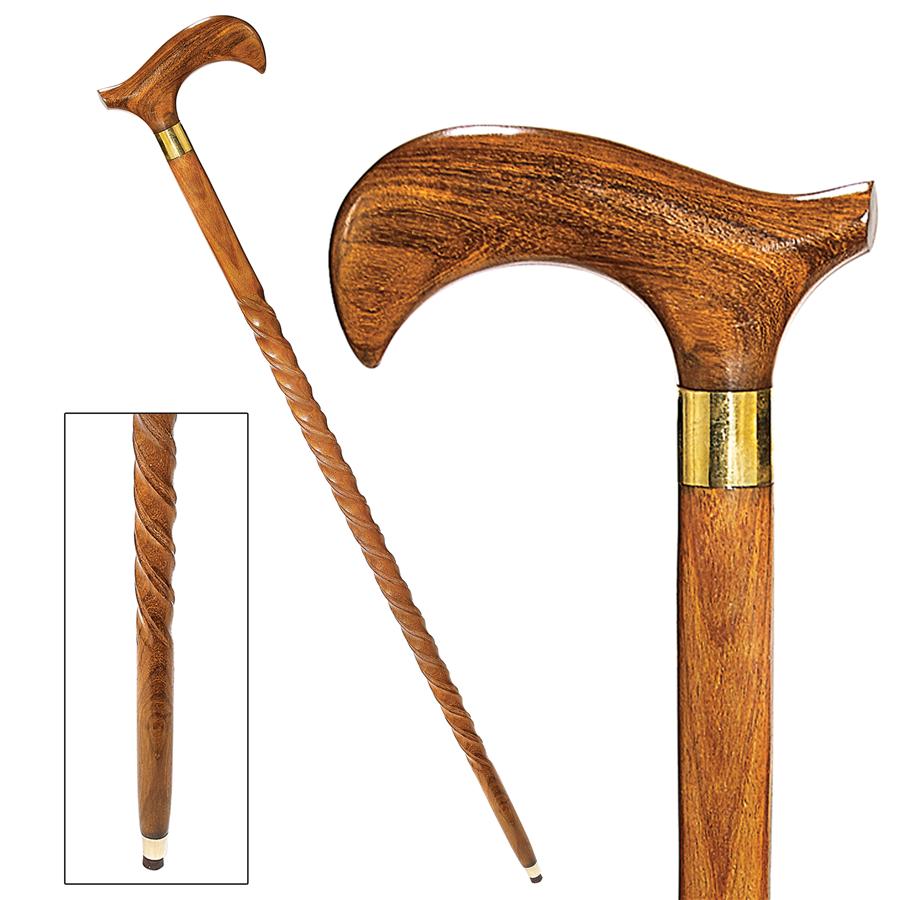 The Wandering Road Solid Hardwood Walking Stick