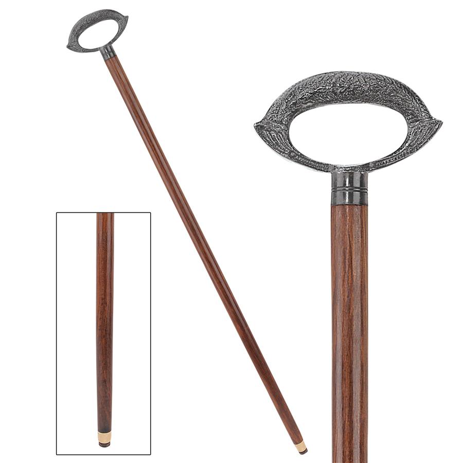 Gentleman's Grip Handled Solid Hardwood Walking Stick